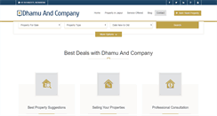 Desktop Screenshot of dhamuandcompany.net